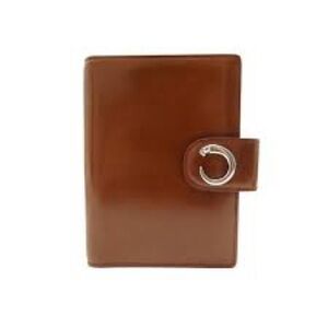 Authentic Cartier Pantail Leather Ring Binder Book Home Office Accessory